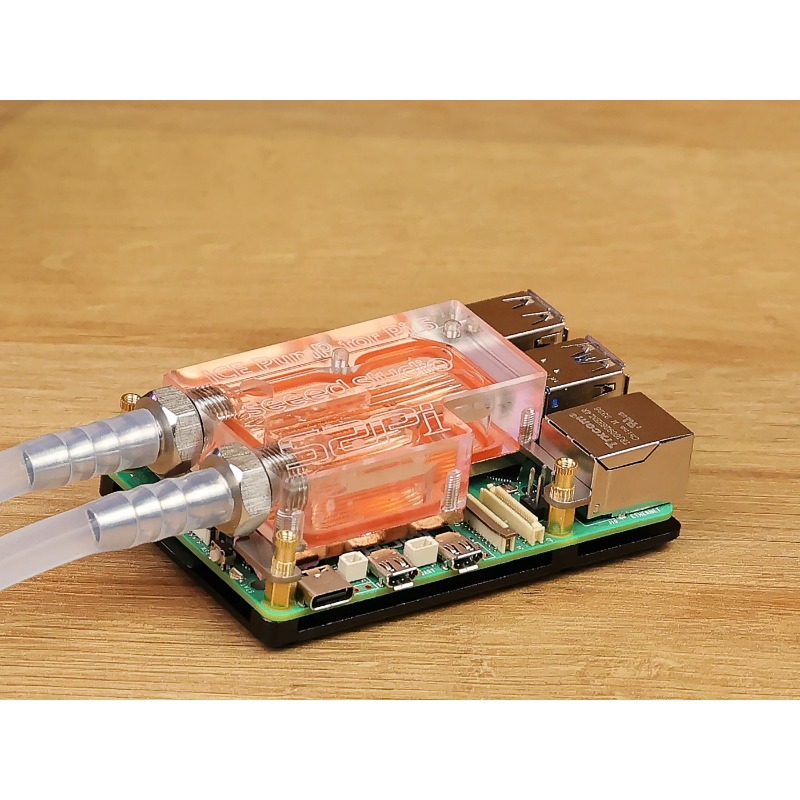 Raspberry Pi Water Cooling Kit - Kit Pendingin Cairan Water Block CPU