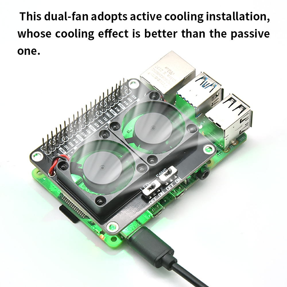 RPI Dual Cooling Fan Shield de - Raspberry Pi Water Cooling Kit ulasan dan harga